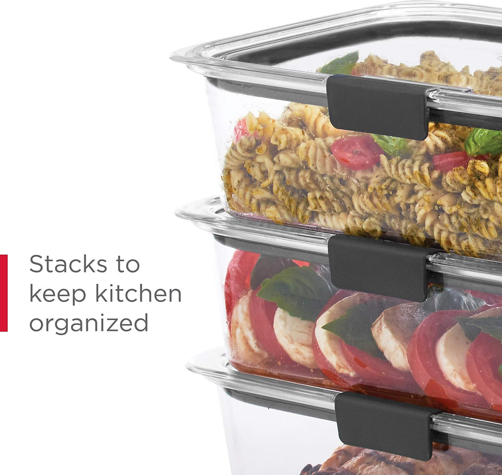 Set di Contenitori Alimentari Ermetici da 44 Pezzi Senza BPA