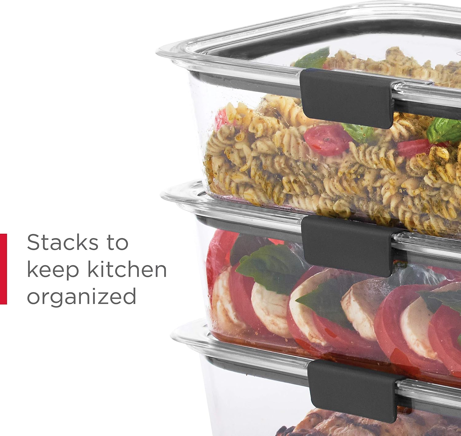 Set di Contenitori Alimentari Ermetici da 44 Pezzi Senza BPA