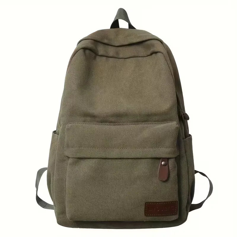 Zaino Uomo in Canvas con Tasca Frontale
