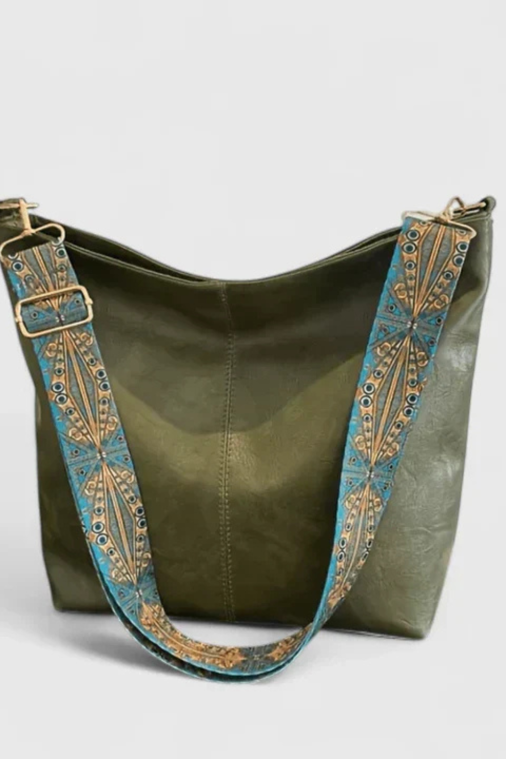 Maribelle Borsa a Spalla con Cinghia Decorata e Silhouette Morbida