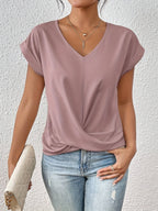 T-shirt femme à col cœur ANFINITE