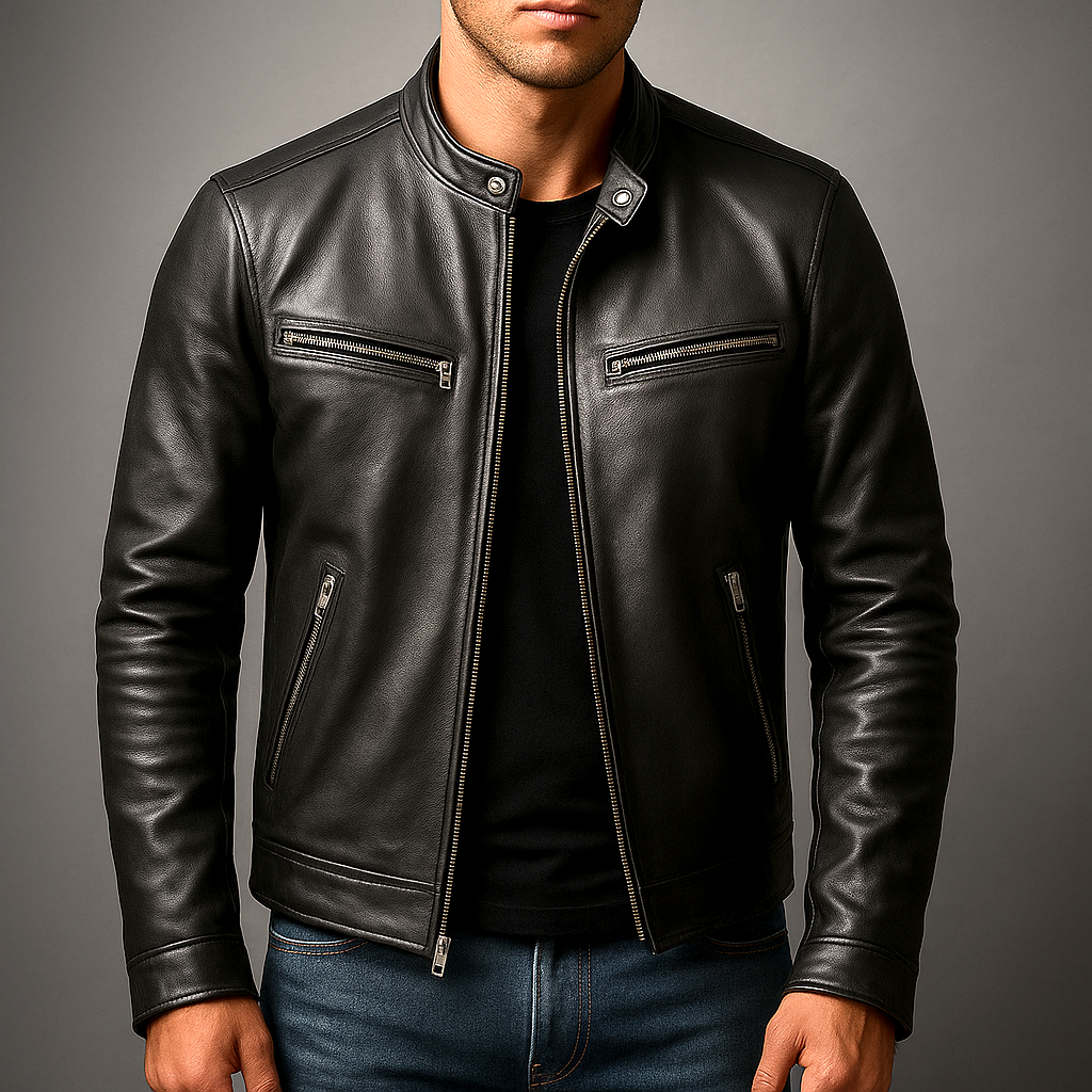 Giacca Uomo Vintage in Vera Pelle