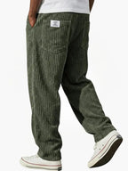 Pantaloni Uomo in Velluto a Coste con Coulisse