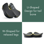 ANFINITE SeatRelief Memory Foam Cuscino per il Sostegno del Coccige