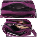 ANFINITE Anti-Tyveri Crossbody Taske med Stor Kapacitet
