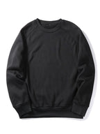 Sudadera básica para hombre con cuello redondo y mangas raglán - Corte cómodo y estilo informal