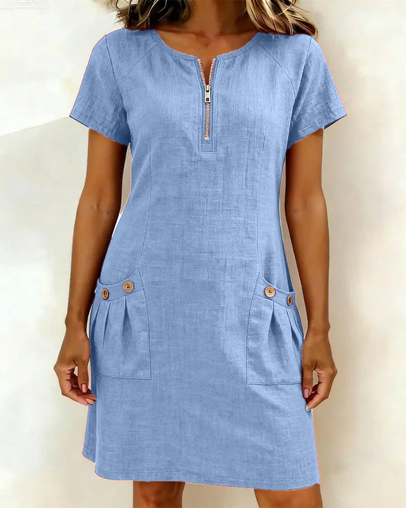 Abito Elegante con Zip ANFINITE Lina
