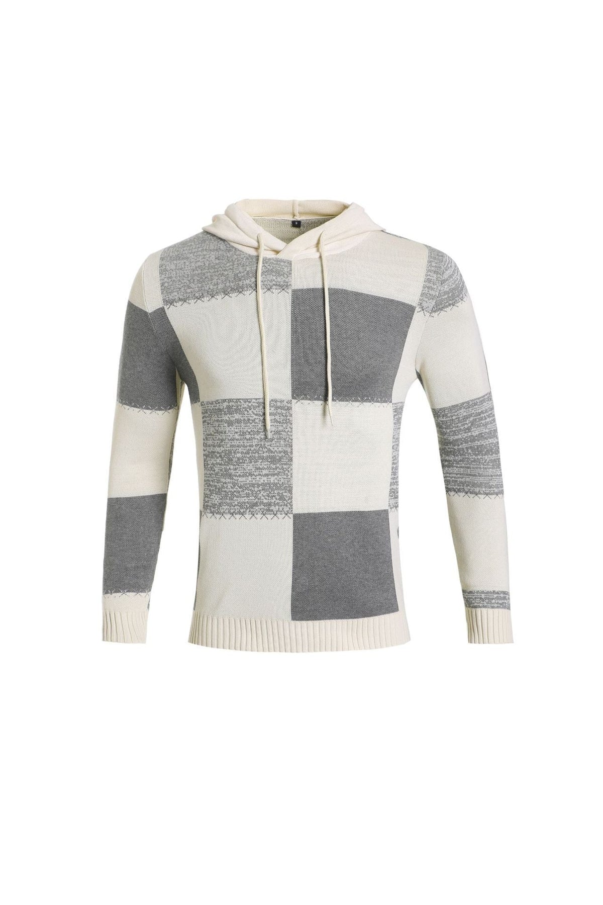 Cardigan Uomo Testurizzato con Zip Integrale e Collo Alto