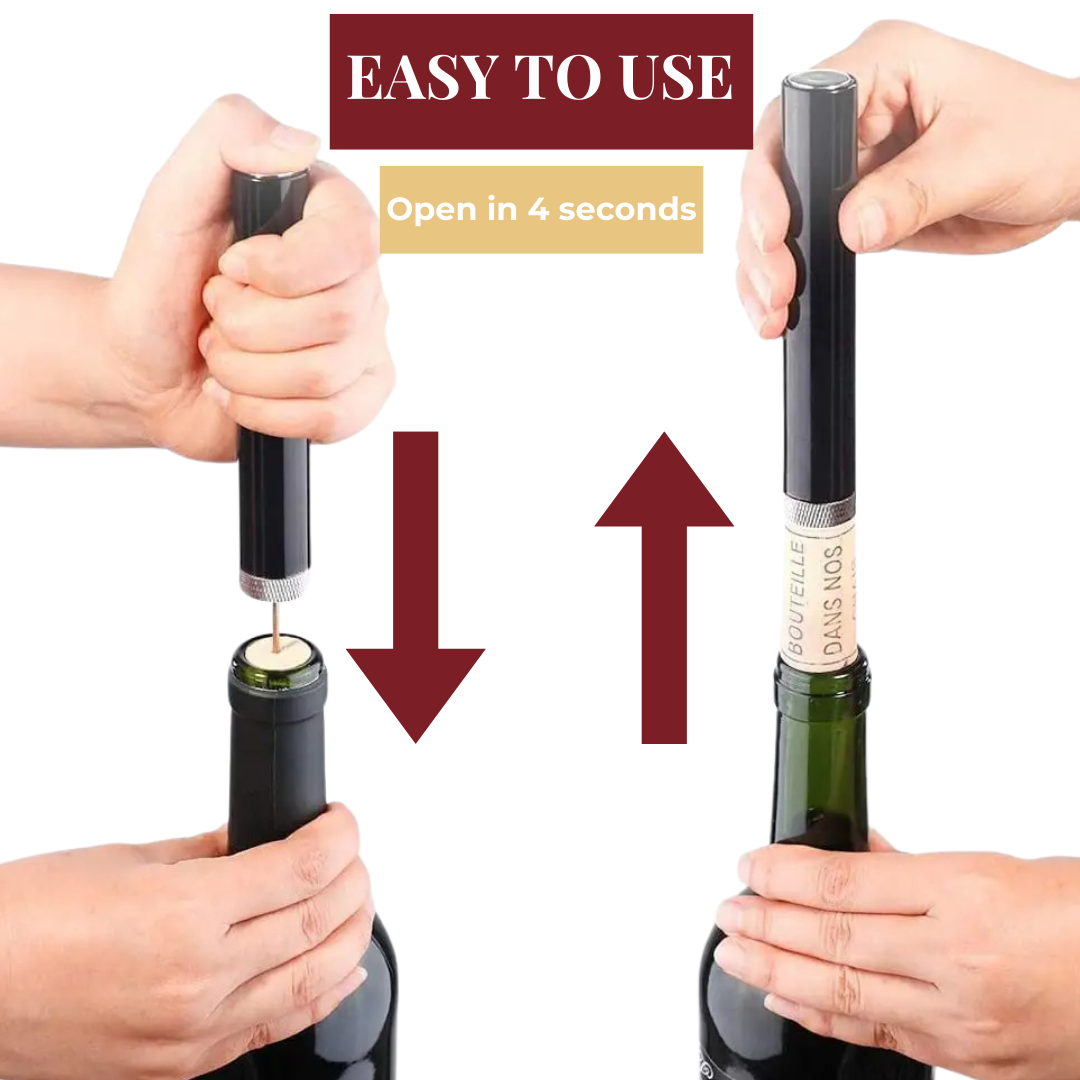 Apri Bottiglia Vino a Pressione - CorkEase