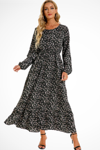 Blomsterkjole Boho Silhuet Elegant Sommerstil