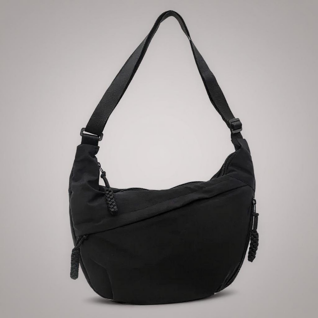 ANFINITE Borsa a Spalla in Nylon con Cinghia Regolabile