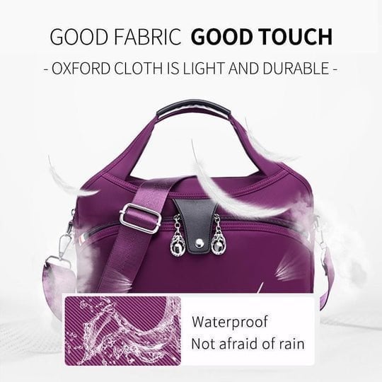 ANFINITE Anti-Tyveri Crossbody Taske med Stor Kapacitet