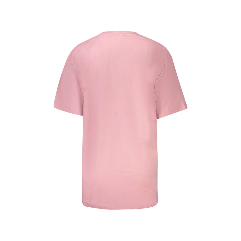 Camiseta de mujer Vans rosa con logo