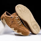 Sneakers Uomo Artigianali in Vera Pelle con Suola Ondulata