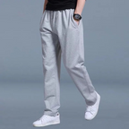 Pantalon jogger droit pour homme – Décontracté avec cordon de serrage réglable