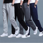 Pantalones jogger para hombre de pierna recta con cordón ajustable - estilo informal y ajuste cómodo