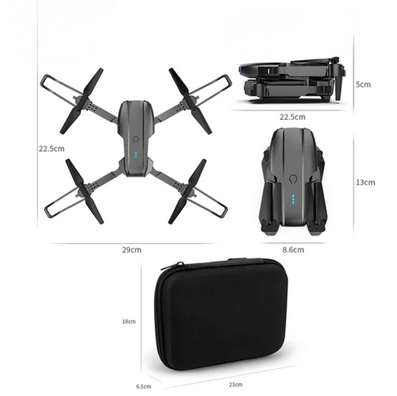 4K Drone Kamera – Stabilt Langdistance Design til Luftfotografi og Udforskning