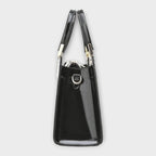 Borsa Agnes con Motivo Coccodrillo e Silhouette Strutturata