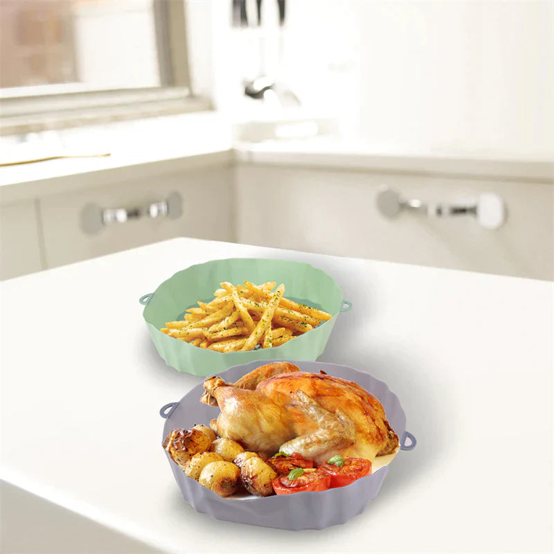 Silicone Air Fryer Mold | Reusable, Multifunctional & Dishwasher Safe!