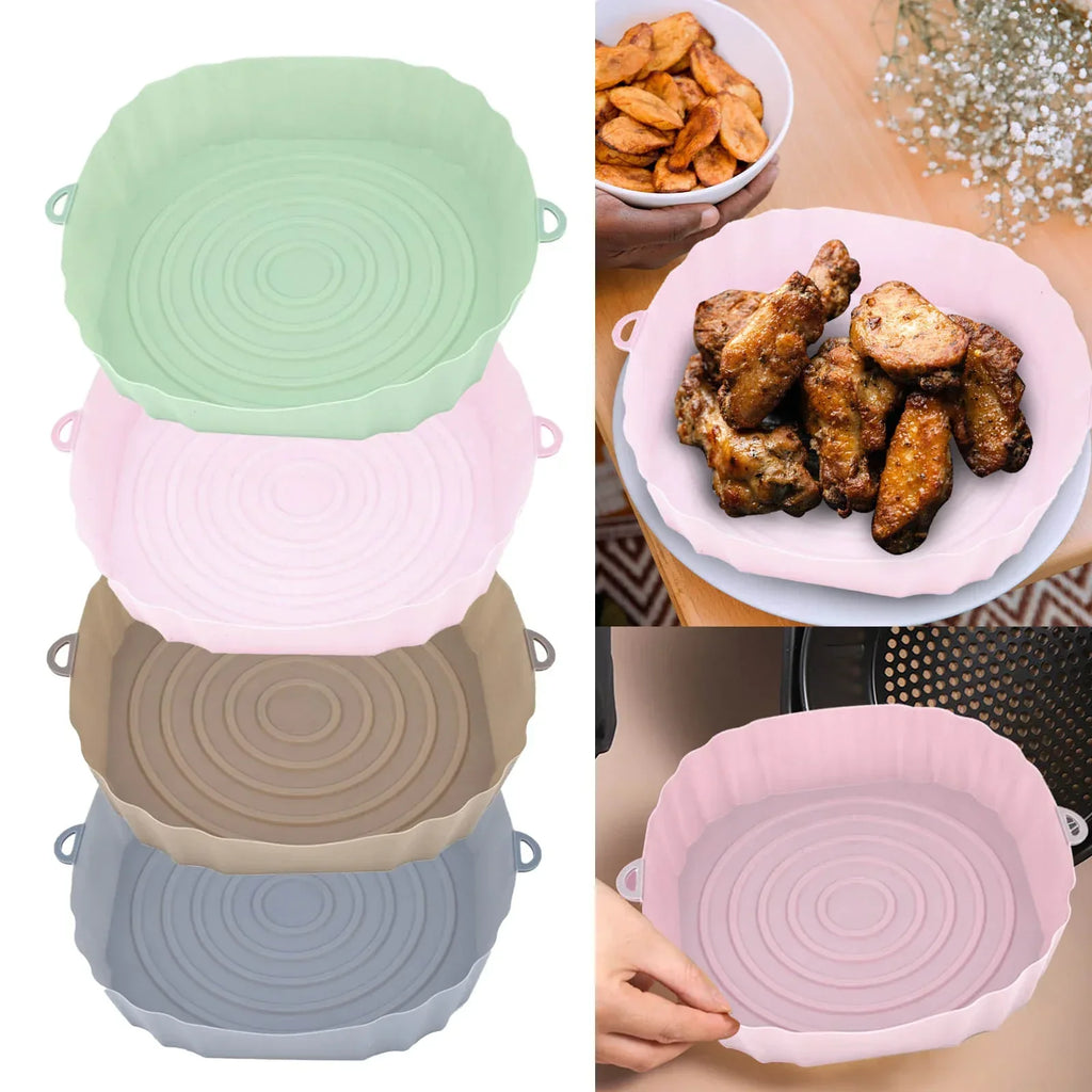 Stampo in Silicone per Friggitrice ad Aria | Riutilizzabile, Multifunzionale e Lavabile in Lavastoviglie!