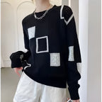 Pull pour femme imprimé à col rond – doux, léger et confortable à porter