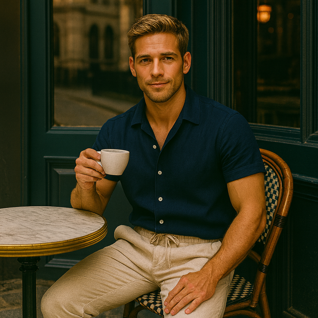 Completo Uomo in Lino con Camicia e Pantaloni