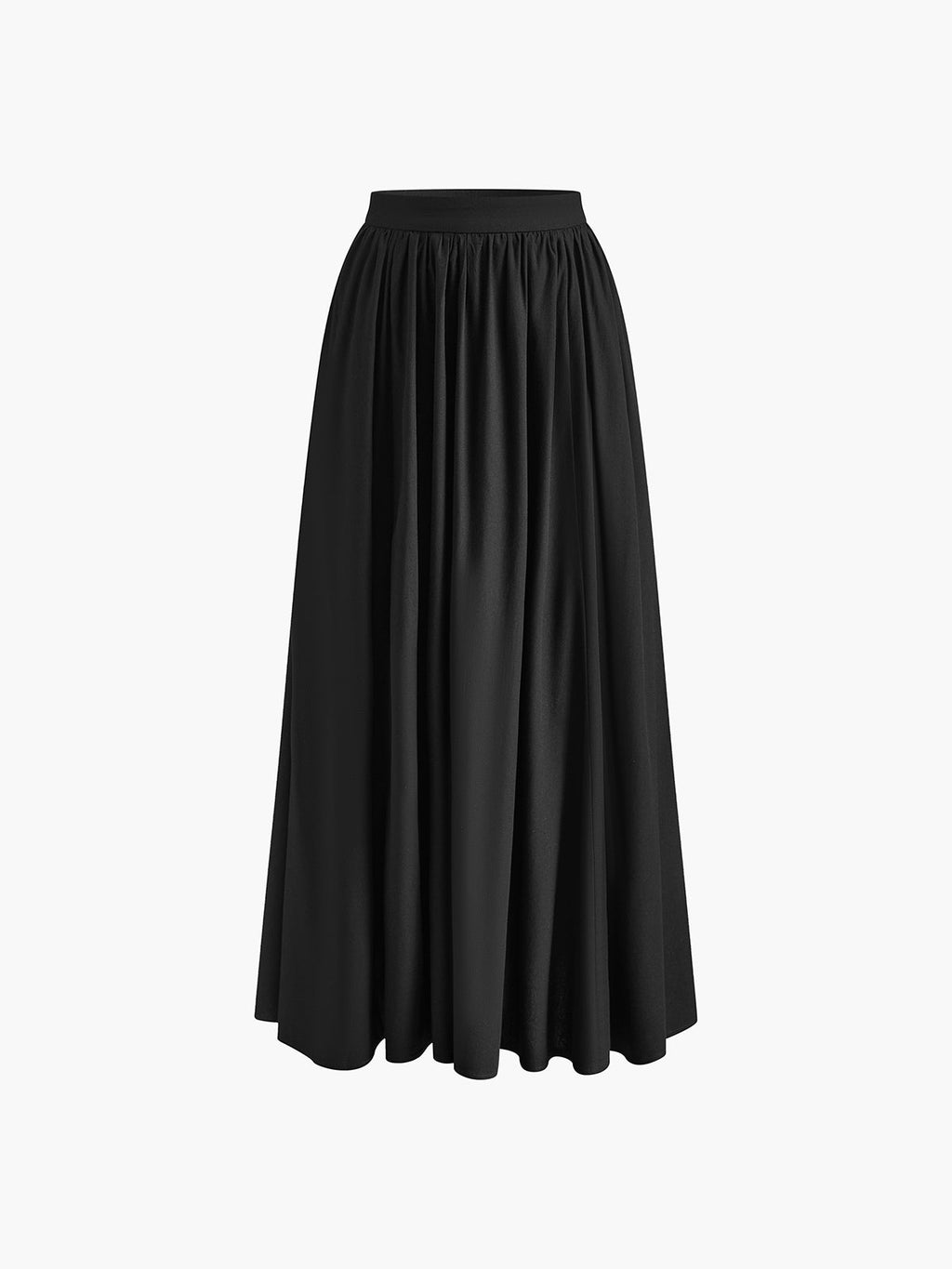 Maxivestido de mujer de lino con línea A y bolsillos laterales