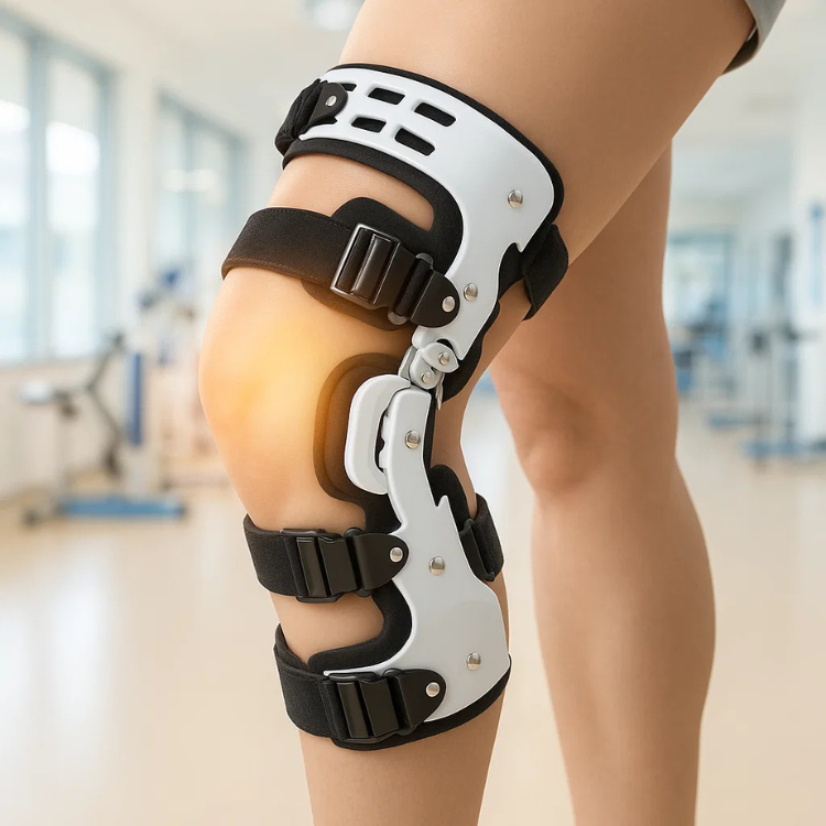 OA Ginocchio Unloader Stecca – Supporto Mediale & Laterale Regolabile per Dolori Articolari da Artrosi | Stecca Stabilizzante per la Mobilità Quotidiana
