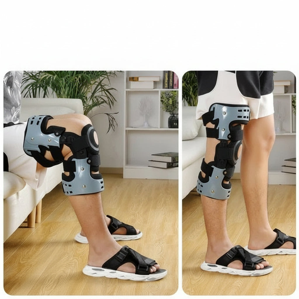 OA Ginocchio Unloader Stecca – Supporto Mediale & Laterale Regolabile per Dolori Articolari da Artrosi | Stecca Stabilizzante per la Mobilità Quotidiana