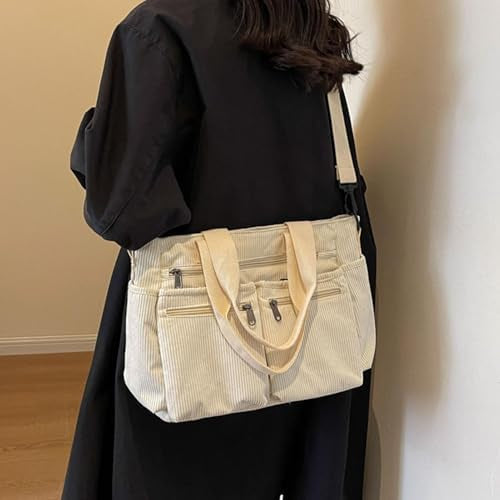 ANFINITE Taske™ - Ribfløjl med Rummeligt Design