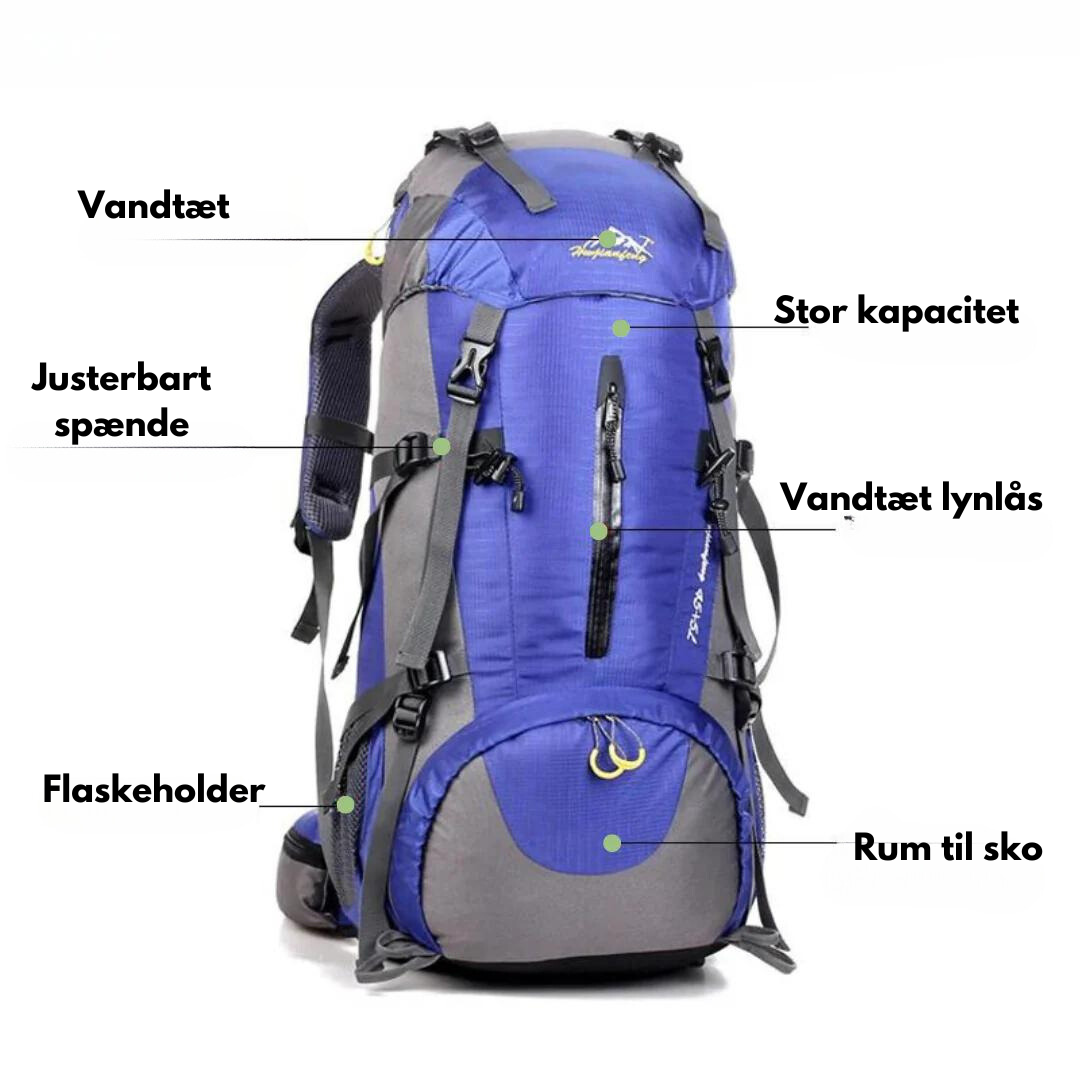 OutdoorHaven 50L Vandtæt Rygsæk