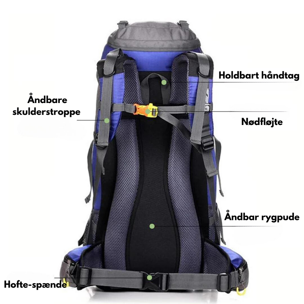 OutdoorHaven Zaino Impermeabile da 50L