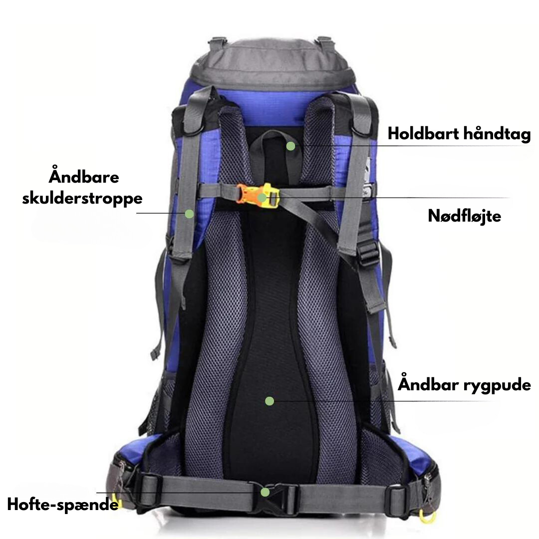 OutdoorHaven Zaino Impermeabile da 50L