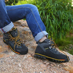 Scarpe Trekking Uomo Alte – Scarponcini da Montagna Robusti con Suola Antiscivolo