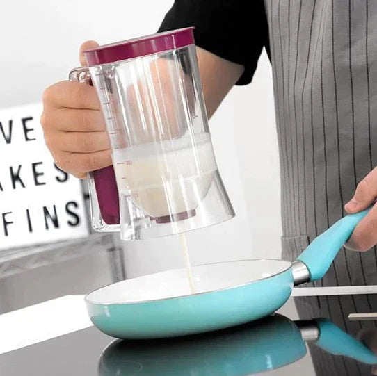Dispenser per Impasto Pratico | Prepara Pancake e Cupcake Velocemente
