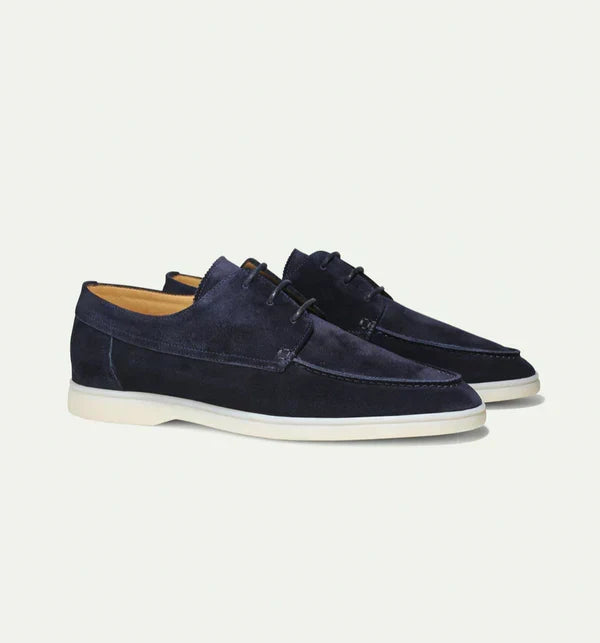 Chaussures casual homme en daim à lacets