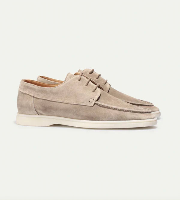 Chaussures casual homme en daim à lacets