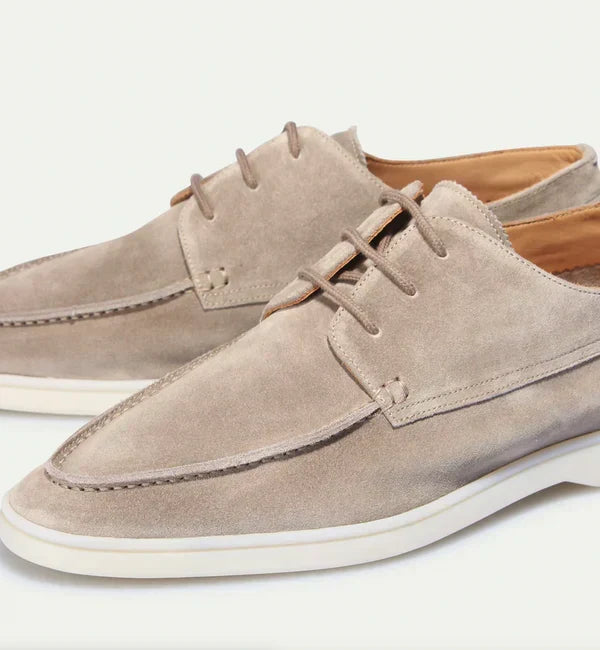 Chaussures casual homme en daim à lacets