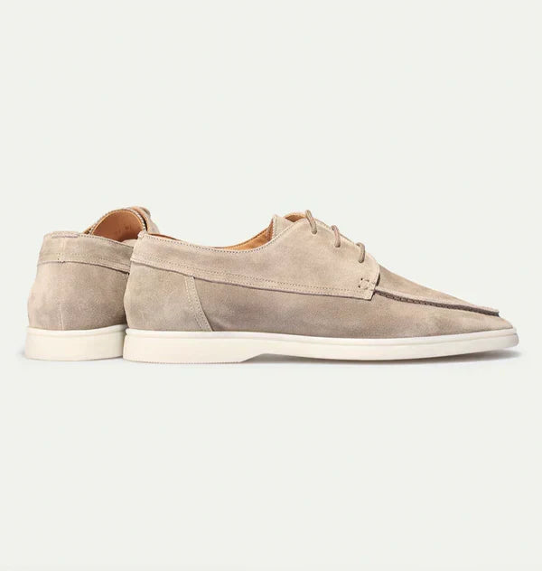 Chaussures casual homme en daim à lacets