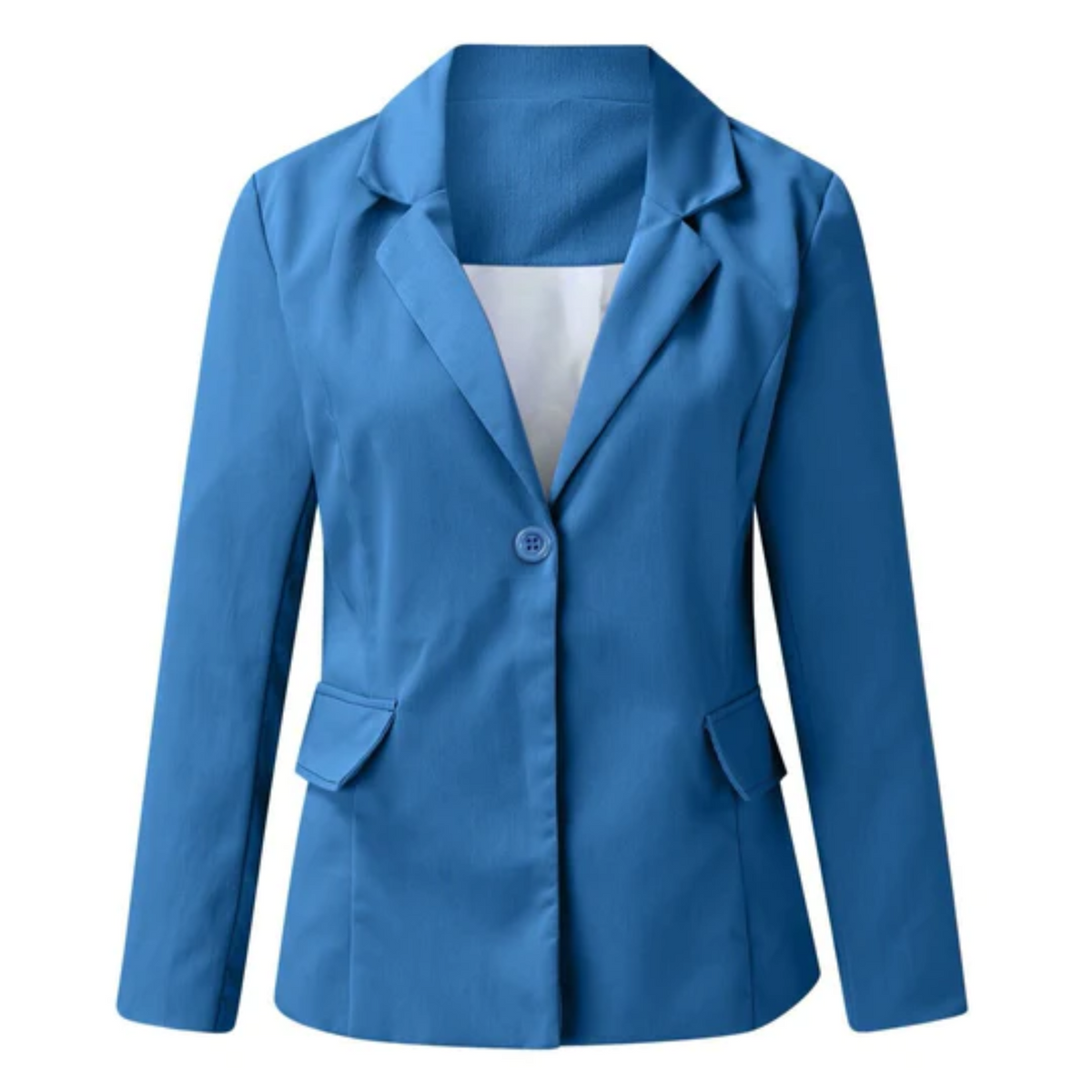 Blazer Donna Leggero con Fronte Aperto e Revers