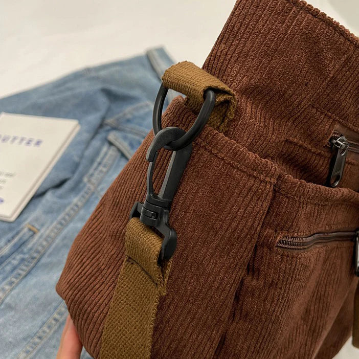 ANFINITE Taske™ - Velluto a coste con Design Spazioso