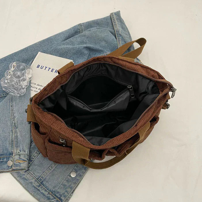 ANFINITE Taske™ - Velluto a coste con Design Spazioso