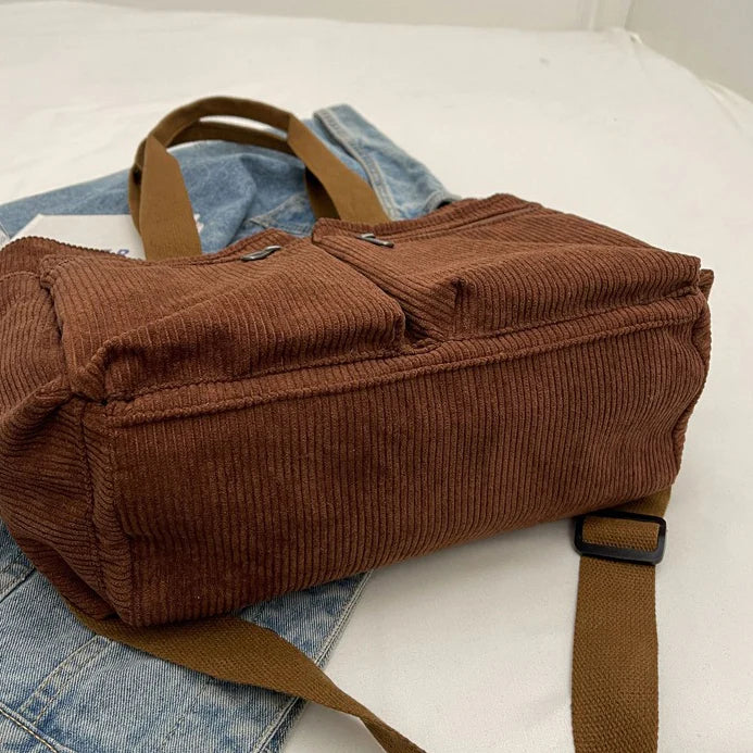 ANFINITE Taske™ - Velluto a coste con Design Spazioso