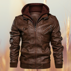 Giacca Biker Uomo in Ecopelle – Elegante, Resistente e Versatile per Ogni Occasione