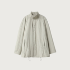 Giacca Donna Oversize con Collo Alto