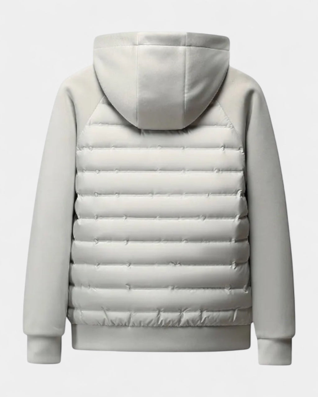 Veste hybride softshell pour homme avec capuche – légère et matelassée pour l’automne et l’hiver
