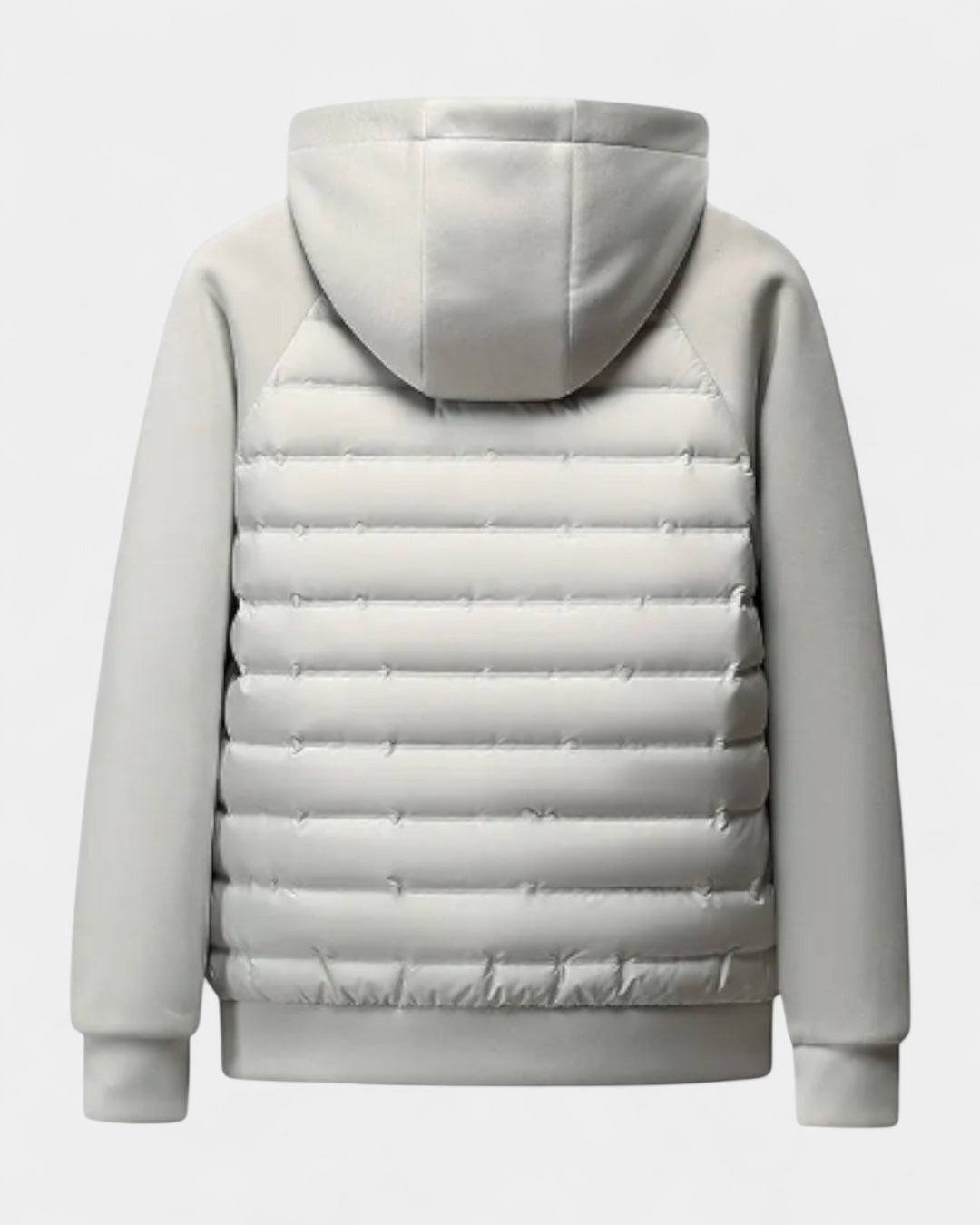 Veste hybride softshell pour homme avec capuche – légère et matelassée pour l’automne et l’hiver