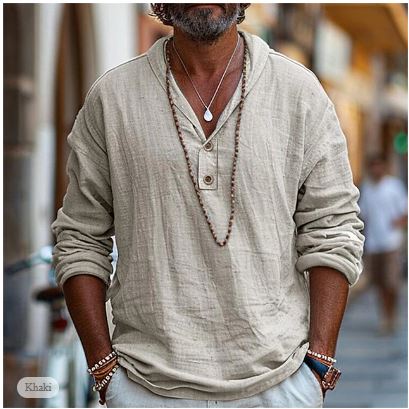 Camicia Uomo Premium in Lino