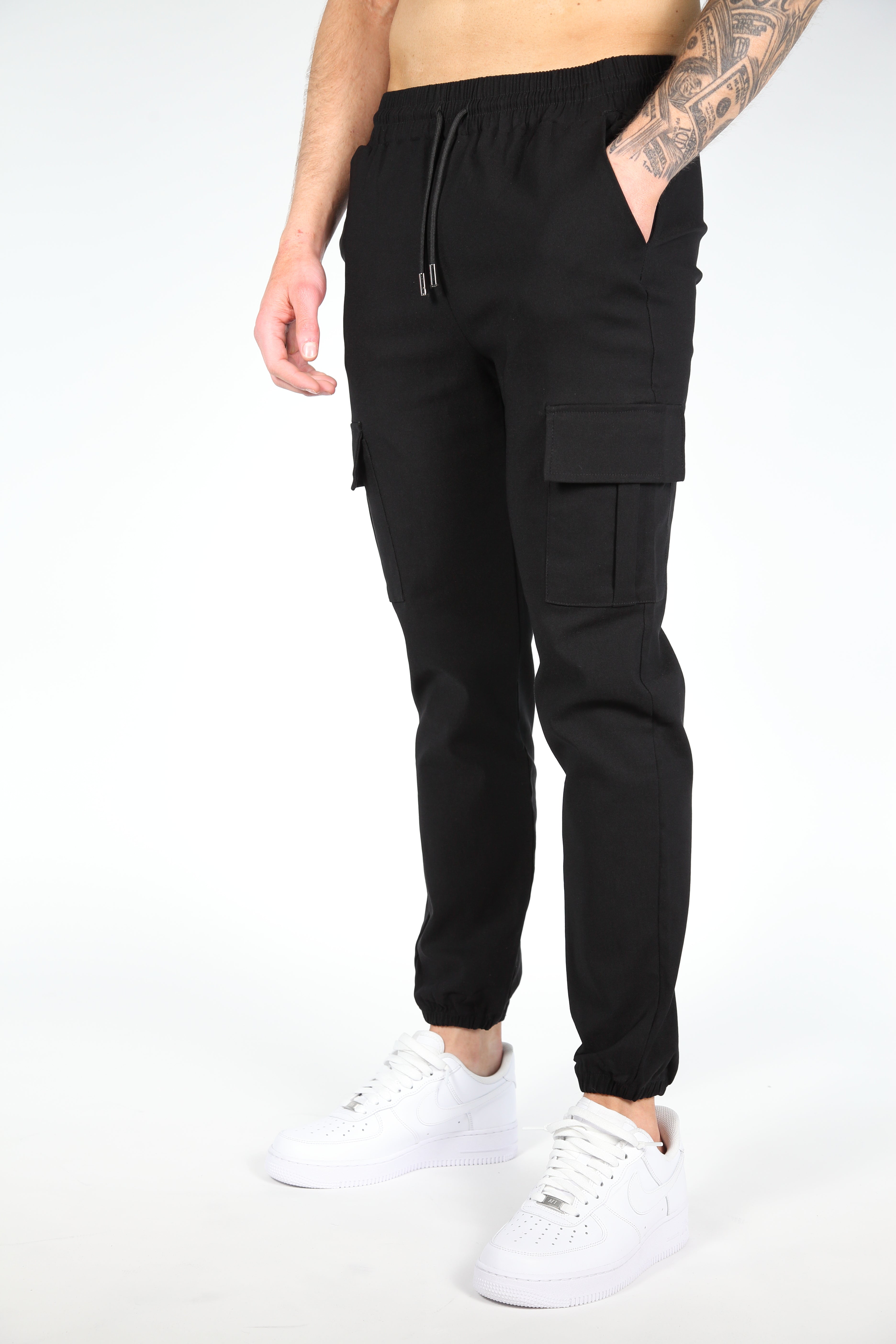 Valenci Cargo Bukser med Slim Fit og Stretch Komfort