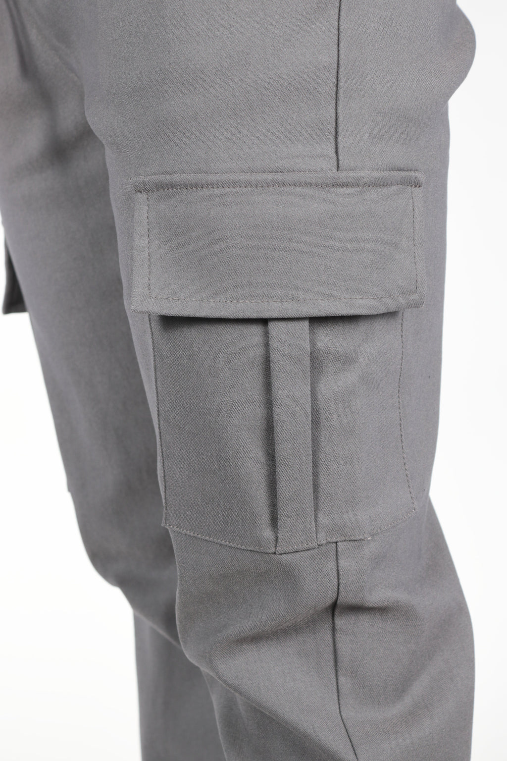 Valenci Cargo Bukser med Slim Fit og Stretch Komfort Grät
